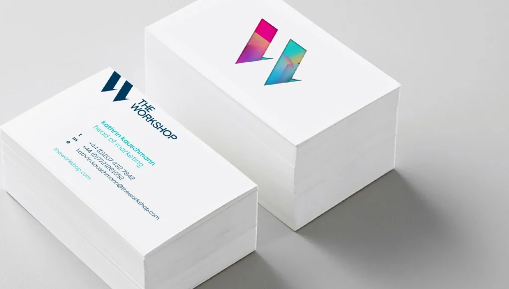 The Workshop business cards